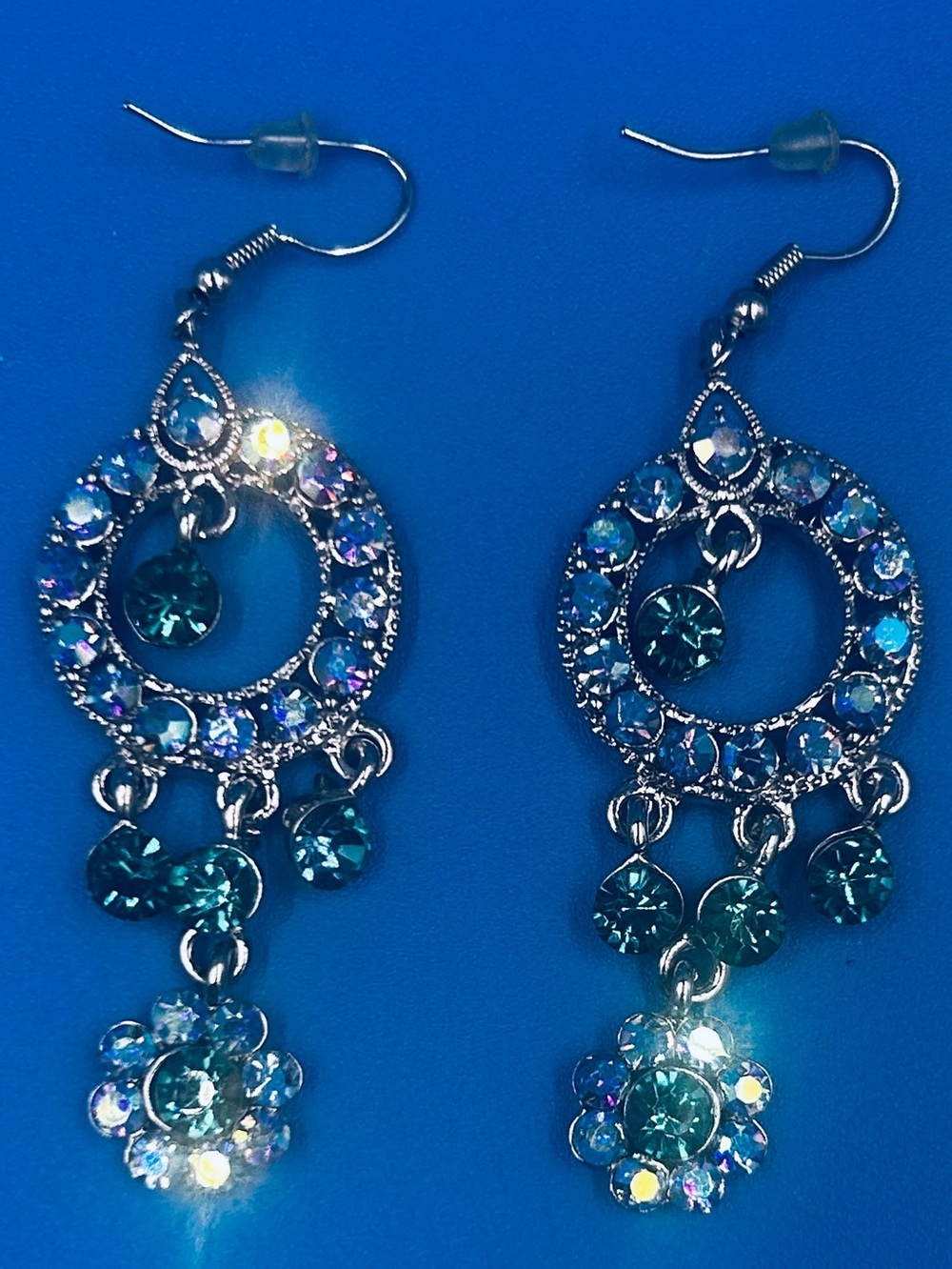 Bohemian-inspired chandelier drop earrings